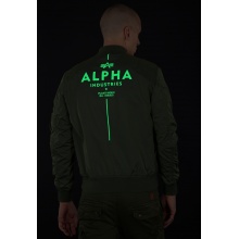 Alpha Industries Flight Jacket MA-1 TT Glow In The Dark Green Men